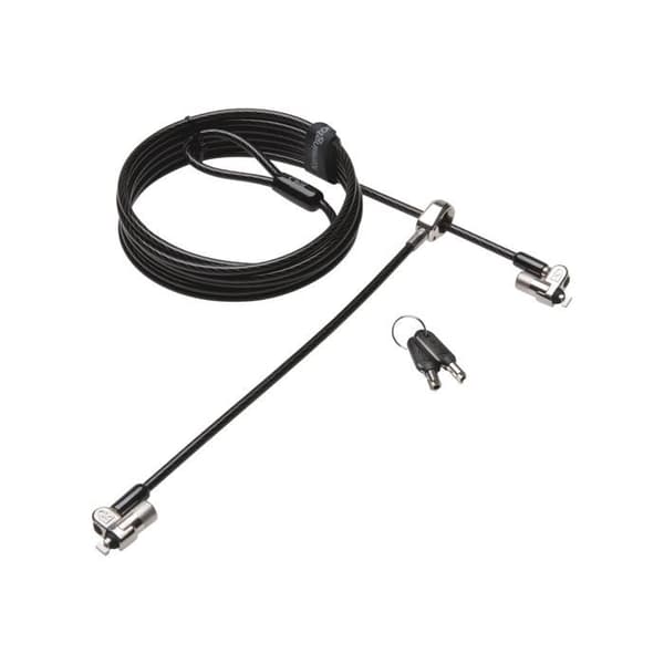 KENSIGTON MicroSaver 2.0 Keyed Twin Laptop Lock - Säkerhetskabel