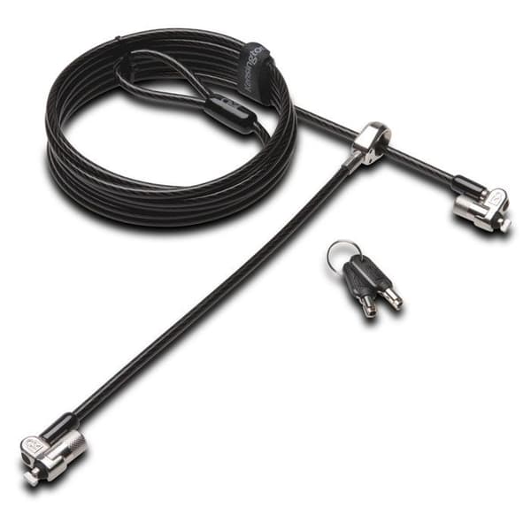 KENSIGTON MicroSaver 2.0 Keyed Twin Laptop Lock - Säkerhetskabel