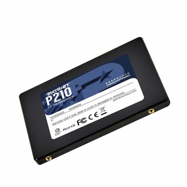 SSD - Patriot-minne - P210 - 128 GB - Internt - 2,5 tum - SATA 6 Gb/s