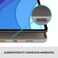Miniatyrbillede 5 af 6: Aftageligt tastaturcover - LOGITECH - Combo Touch - Til iPad Pro 11-tommer (1., 2., 3. og 4. generation) - Sandfarvet