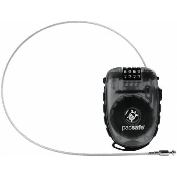 Kabelhänglås - Pacsafe - Retractasafe 250 - Svart färg - Vikt 90g - Referens 10280109