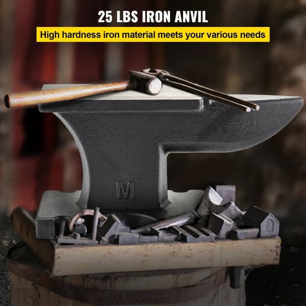 11kg städ med hörn och 17,2x8,9cm stor arbetsyta, gjutjärnsstruktur, poleringsbehandling, robust och stabil