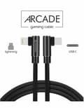 Miniatyrbillede 4 af 4: Swissten L Type Textile Universal Quick Charge 3.1 USB-C to Lightning Data and Charging Cable 1.2m