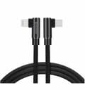 Miniatyrbillede 1 af 4: Swissten L Type Textile Universal Quick Charge 3.1 USB-C to Lightning Data and Charging Cable 1.2m