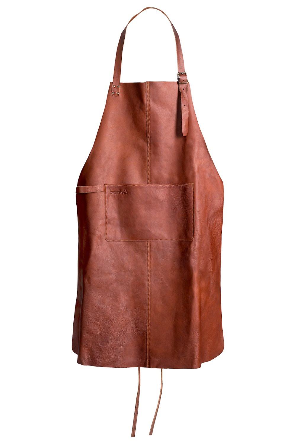 Förkläde Tärnsjö-läder 93x67 cm Brun