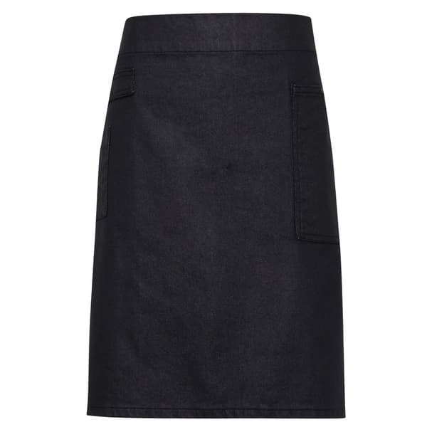Premier Unisex Adults Division Waxed Look Denim Waist Apron