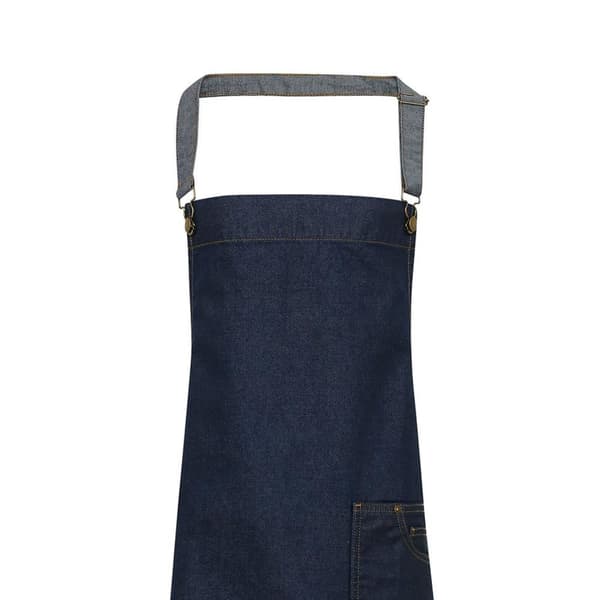 Premier Unisex voksen distrikt med voksbehandlet denimforklæde