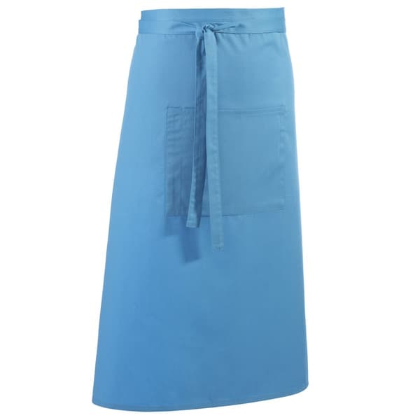 Premier Unisex Colours Bar Apron / Workwear (Long Continental Style) (Pack of 2)