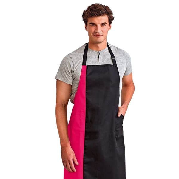 Premier Unisex Contrast Workwear Bib Apron