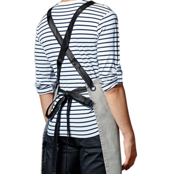 Premier Udskiftelige krydsrygge forklædebånd Black Faux Leather One Size