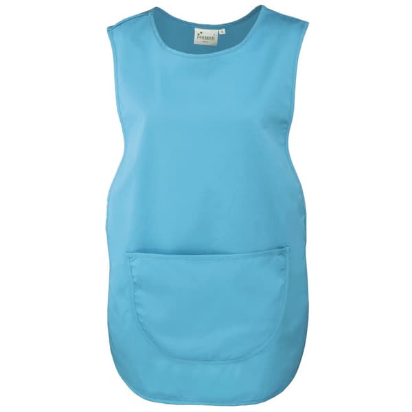 Premier Lommetabard til damer/kvinder / arbejdstøj Turquoise XXL