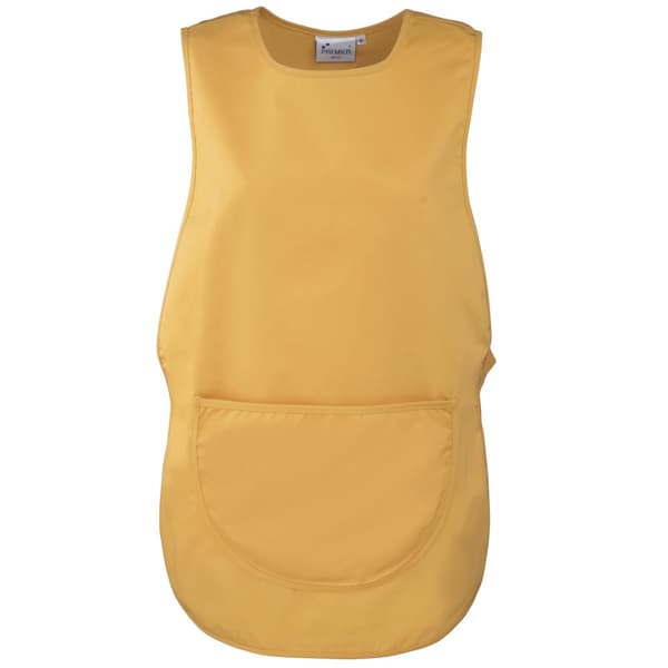 Premier Ladies/Womens Pocket Tabard / Workwear Sunflower M
