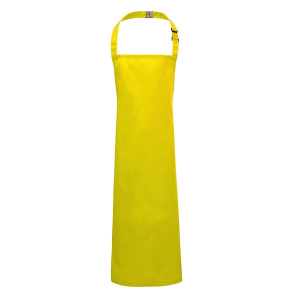 Premier Childrens/Kids Bib Apron Yellow Junior
