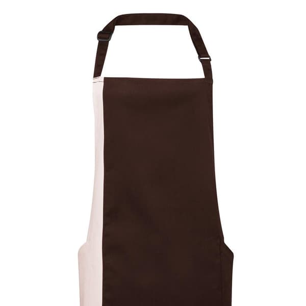 Premier Unisex Contrast Workwear Bib Apron (Pack of 2)
