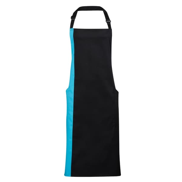 Premier Unisex kontrastfärgat arbetsförkläde förkläde (2 st.)