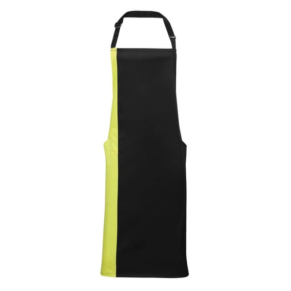 Premier Unisex Contrast Workwear Bib Apron (Pack of 2)