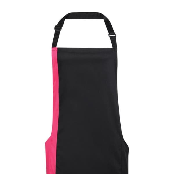 Premier Unisex Contrast Workwear Bib Apron (Pack of 2)