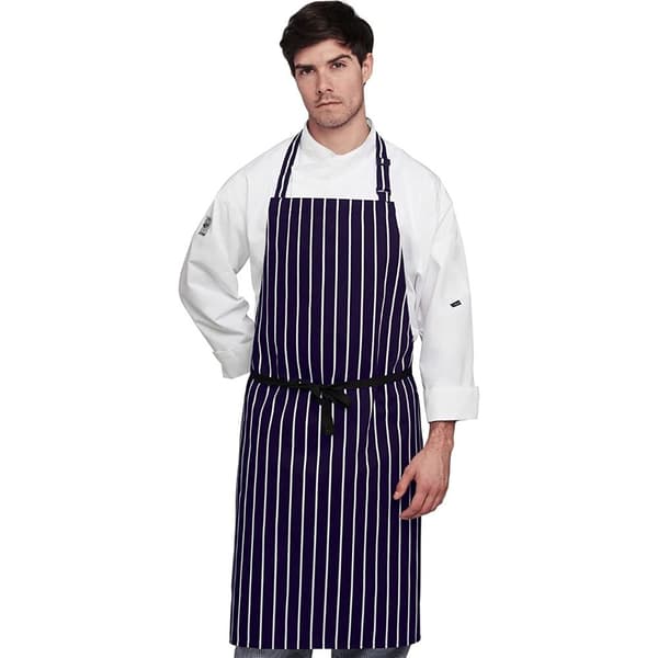 Dennys Unisex Cotton Striped Workwear Butchers Apron