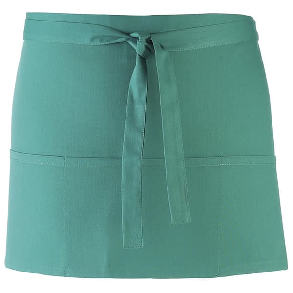 Premier Ladies/Womens Colours förkläde med 3 fickor / arbetskläder (2 st.) Emerald One Size