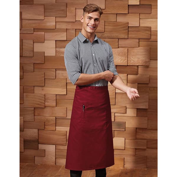 Premier Unisex Colours Bar Apron / Workwear (Long Continental Style)