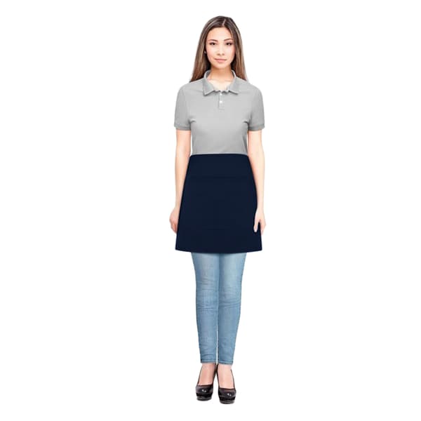 Absolute Apparel Adults Workwear Waist Apron With Pocket (Pack of 2)