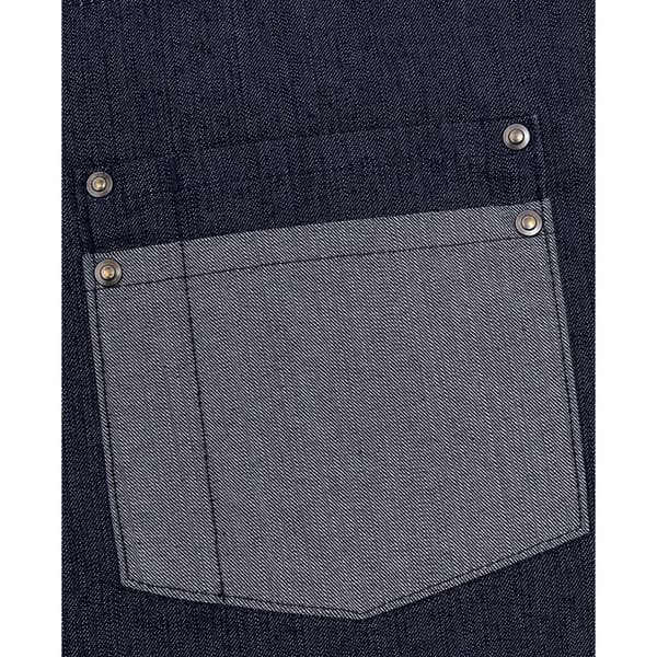 Premier Unisex Domain Contrast Denim Bib Apron