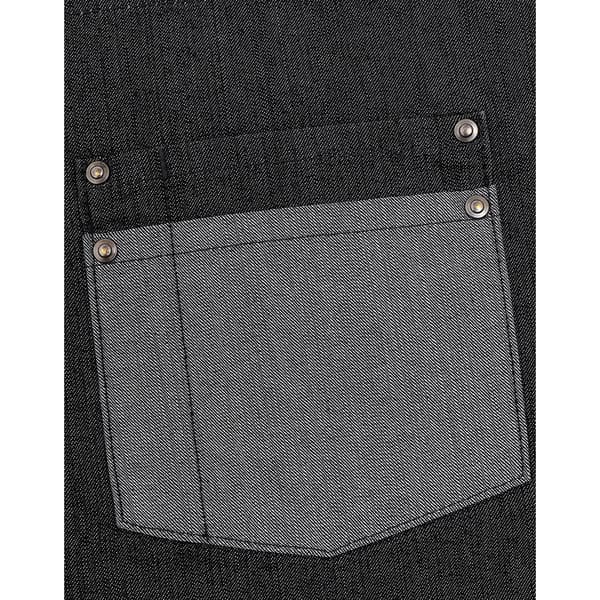 Premier Unisex förkläde med kontrastfärgad denim förkläde