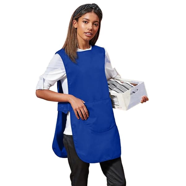 Premier Ladies/Womens Long Length Pocket Tabard / Workwear (Pack of 2)
