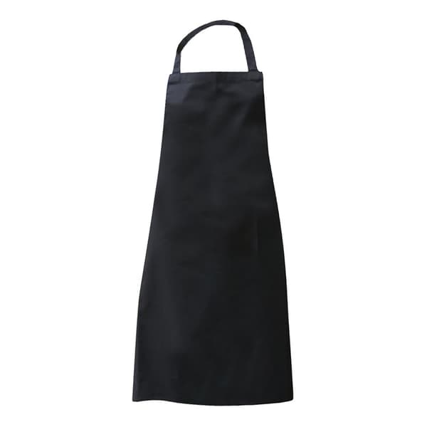 Dennys Dame/kvinde Economy Bib arbejdstøjforklæde med lomme Black One Size