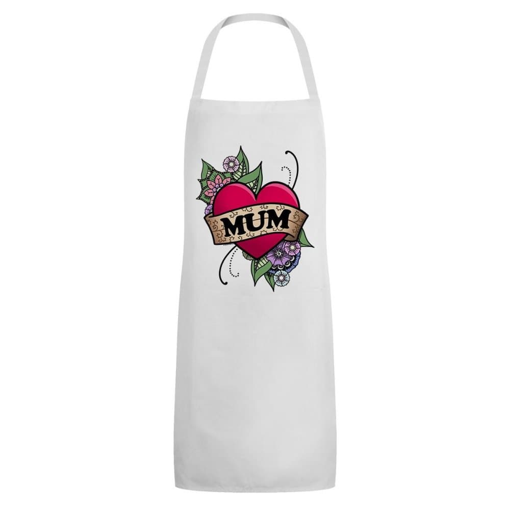 Grindstore Unisex vuxen mamma tatuering fullt förkläde