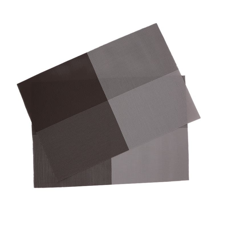Bordstablett 2-pack (29x44 cm) Mörkbrun/ljusbrun