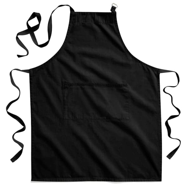 Westford Mill Unisex förkläde för vuxna Fairtrade Black One Size
