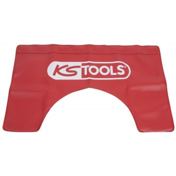 Skyddsförkläde - KS TOOLS - 500.8051 - Magnetiskt - 1000x640mm - Röd