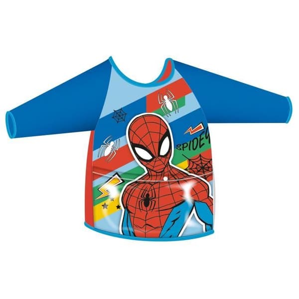 Förkläde med ärmar - spiderman "spidey" - l/s