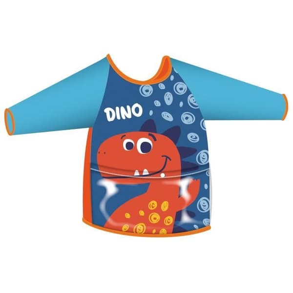 Förkläde med ärmar - dinosaurier "dino" - l/s