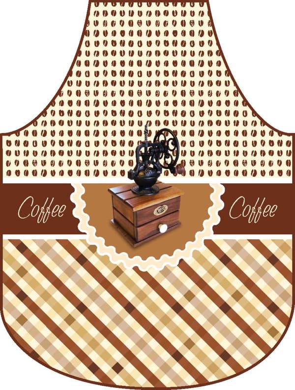 Förkläde nr 56 (kaffe)..