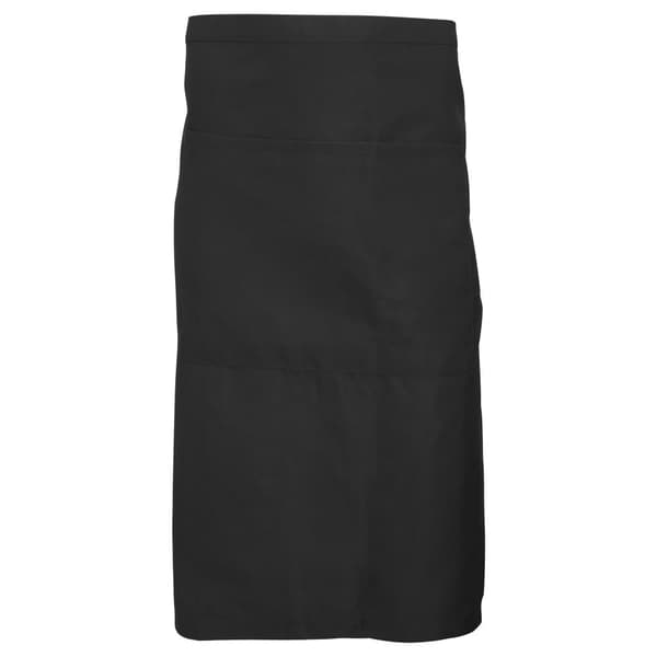 Dennys Unisex Adult Polyester Pocket Waist Apron Black One Size
