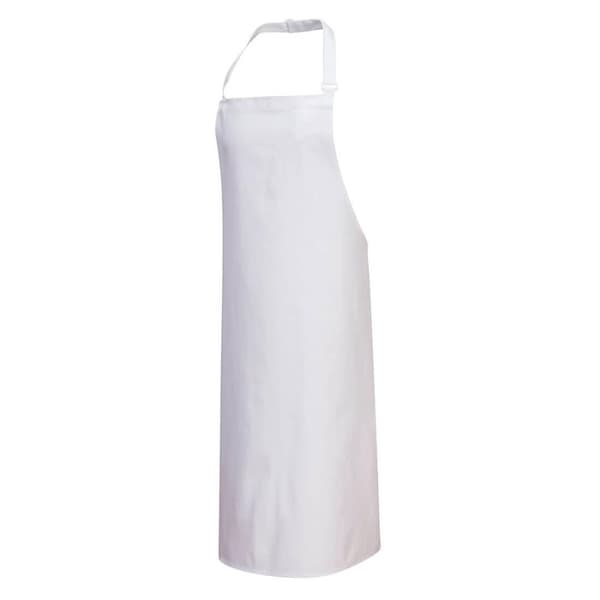 Portwest Unisex vuxen S840 bomullsförkläde White One Size