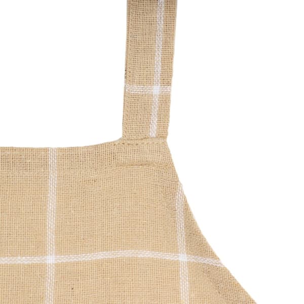 Köksförkläde | MORGAN | beige rutig | 60x80 cm | 869988