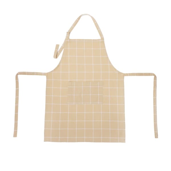 Köksförkläde | MORGAN | beige rutig | 60x80 cm | 869988