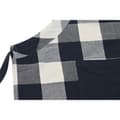 Pikkukuva 2 / 3: Taskullinen esiliina DKD Home Decor 70 x 1 x 85 cm Sininen Puuvilla Valkoinen