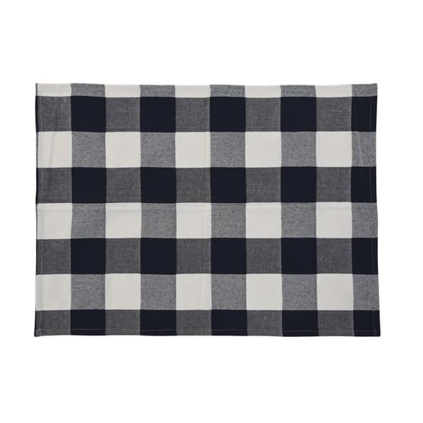 Förkläde med ficka DKD Home Decor 70 x 1 x 85 cm Blå Bomull Vit