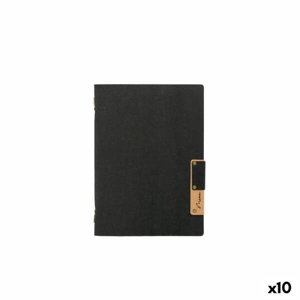 Menu holders Securit Vattentålig 24,9 x 17,5 cm Svart