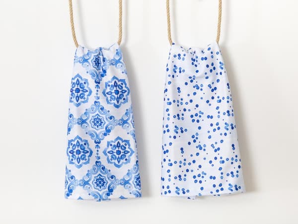 Sæt køkkenhåndklæder MS HOME/2x38x60/OCEAN BLUE (kampagne)