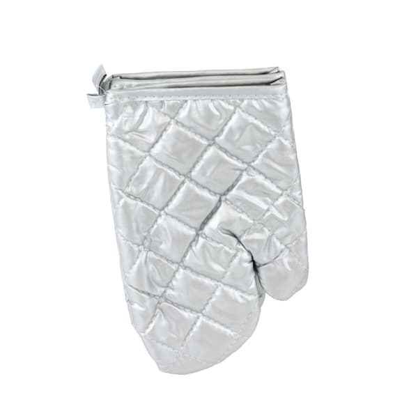 Grillvante Quttin Silvrig 25 x 16 x 24 cm Set 2 Delar (24 antal)