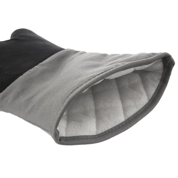 Skyddssilikon Kökshandske Lång Solid Svart ORION 40 x 20 cm