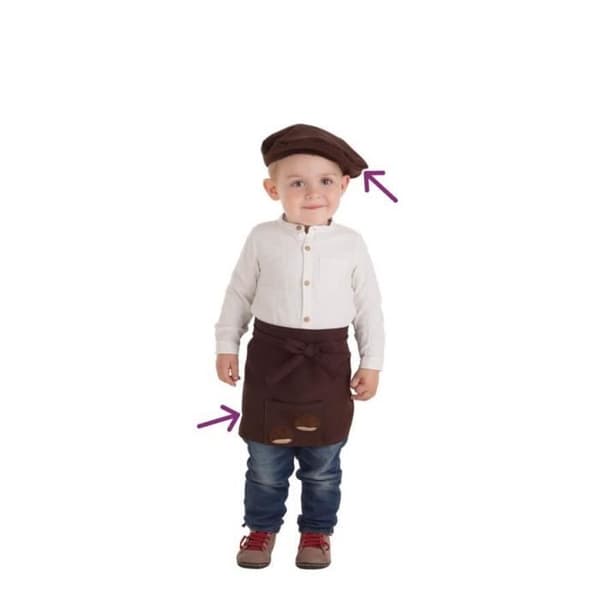 Baby Chestnut Merchant Kit: Förkläde och mössa