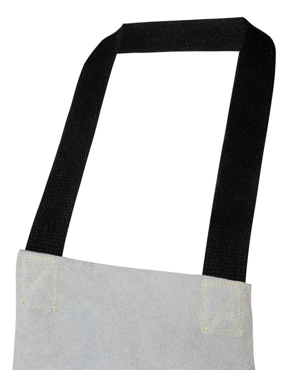 Svetsförkläde läder 60 x 90 cm, bomullsband