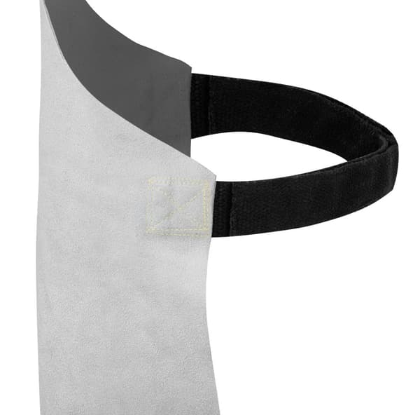 Svetsförkläde läder 60 x 90 cm, bomullsband
