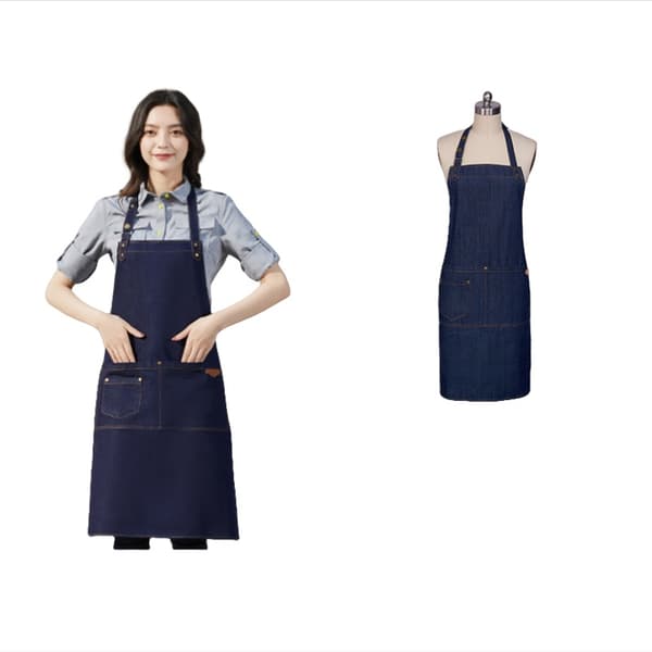 INF Denim Barista Forklæde til Neglsalon & Kaffebar